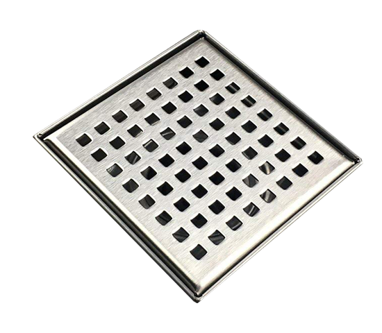 Square Drain（Stainless Steel Color）