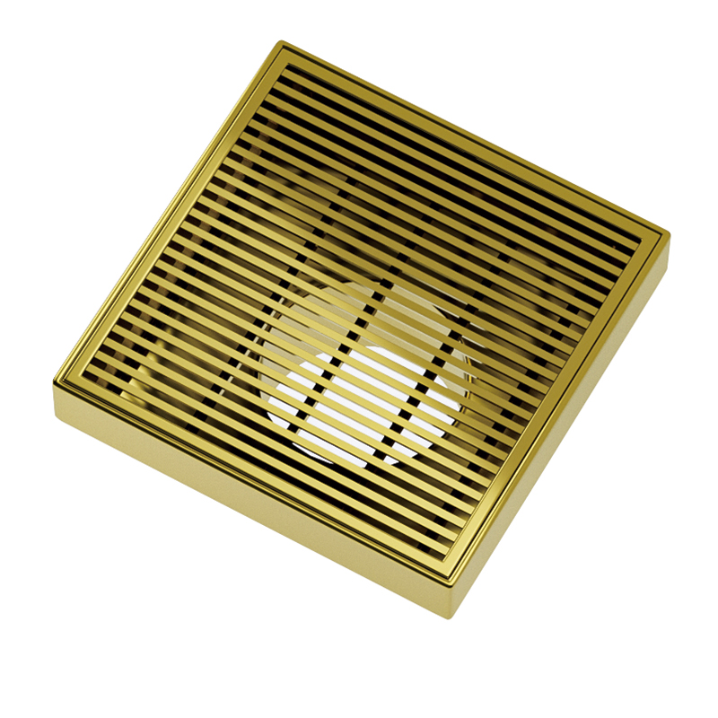 Square Drain（PVD Gold）